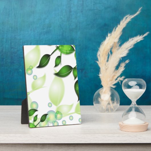 Blätter im Garten "Fresh Garden" Fotoplatte (Seite)