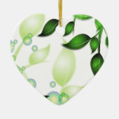 Blätter im Garten "Fresh Garden" Keramik Ornament (Vorne)