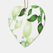 Blätter im Garten "Fresh Garden" Keramik Ornament (Links)