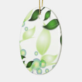 Blätter im Garten "Fresh Garden" Keramik Ornament (Links)