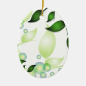 Blätter im Garten "Fresh Garden" Keramik Ornament (Vorne)