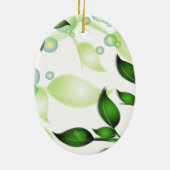 Blätter im Garten "Fresh Garden" Keramik Ornament (Hinten)