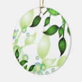Blätter im Garten "Fresh Garden" Keramikornament (Links)