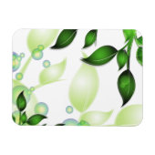 Blätter im Garten "Fresh Garden" Magnet (Horizontal)