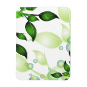 Blätter im Garten "Fresh Garden" Magnet (Vertikal)