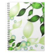 Blätter im Garten "Fresh Garden" Notizblock (Vorderseite)