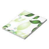 Blätter im Garten "Fresh Garden" Notizblock (Rotiert)