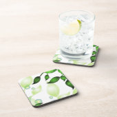 Blätter im Garten "Fresh Garden" Untersetzer (Rechte Seite)