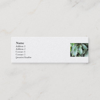 Blätter im Garten Mini Visitenkarte