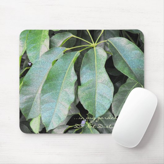 Blätter im Garten Mousepad (Mit Mouse)