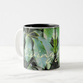 Blätter im Garten Zweifarbige Tasse (Vorderseite Links)