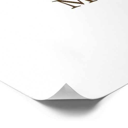 Blätter im Herbst: Begrüßung im Wasserfarbenfall Poster (Ecke)