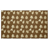 Blätter im Herbst - beige und Schokolade Stoff (Fat Quarter (45,7 x 55,9 cm))