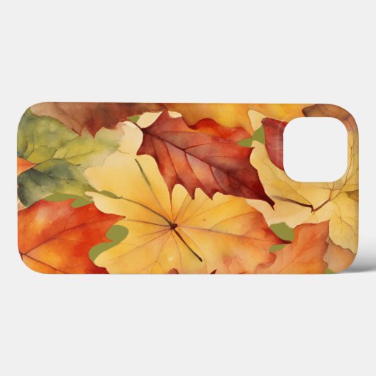 Blätter im Herbst Case-Mate iPhone Hülle (Rückseite (Horizontal))