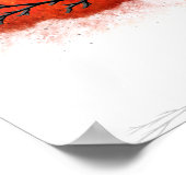 Blätter im Herbst - Digitaldruck Poster (Ecke)