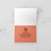 Blätter im Herbst färben sich Karte (Innenseite)