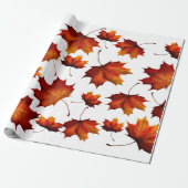 Blätter im Herbst Geschenkpapier (Ungerollt)
