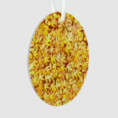 Blätter im Herbst, goldgelb Ornament (Vorderseite)