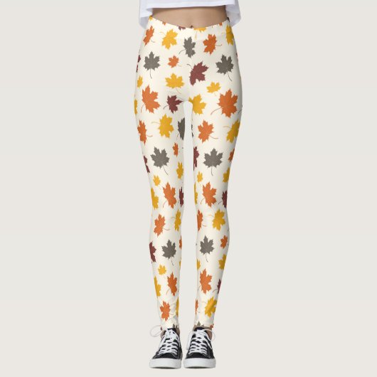 Blätter im Herbst Leggings (Vorderseite)