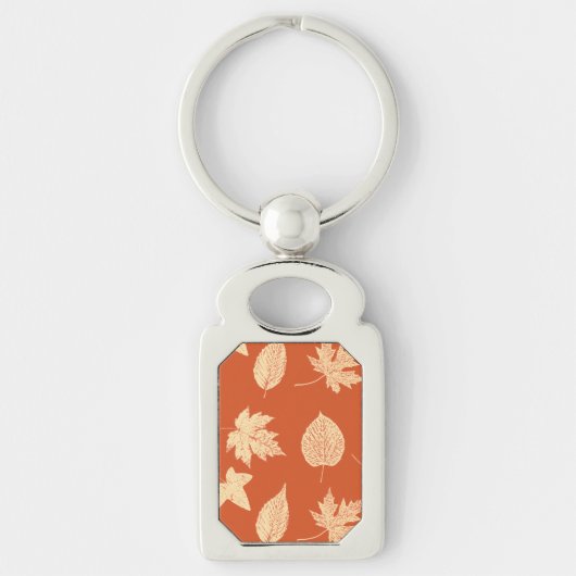 Blätter im Herbst - Mandarine Schlüsselanhänger (Vorderseite)