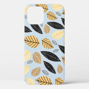 Blätter im Herbst: Nahtloser blauer Hintergrund Case-Mate iPhone Hülle