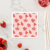 Blätter im Herbst - orange und rosa Serviette (Beispiel)