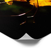 Blätter im Herbst Poster (Ecke)
