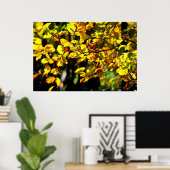 Blätter im Herbst Poster (Heimbüro)