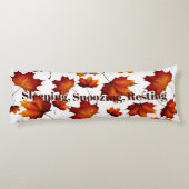 Blätter im Herbst Seitenschläferkissen (Rückseite)