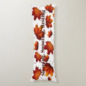 Blätter im Herbst Seitenschläferkissen (Vorderseite Vertikal)