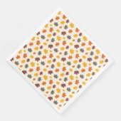 Blätter im Herbst Serviette (Ecke)