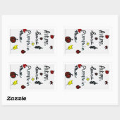 Blätter im Herbst und Pumpkin, bitte Aufkleber (Blatt)