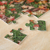 Blätter im Herbst und Rake Puzzle (Seite)