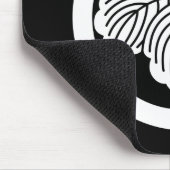 Blätter im Kreis Mousepad (Ecke)