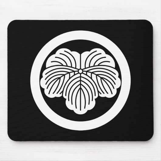 Blätter im Kreis Mousepad (Vorne)