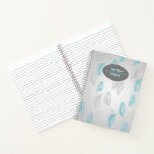 Blätter im Stile von Mustern Notizblock (Innenseite)