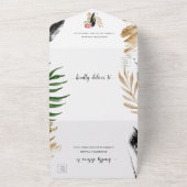 Blätter im tropischen Sommer mit UAWG All In One Einladung (Außenbereich)