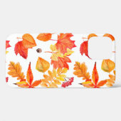 Blätter in Aquarellfarben nahtlos Case-Mate iPhone Hülle (Rückseite (Horizontal))