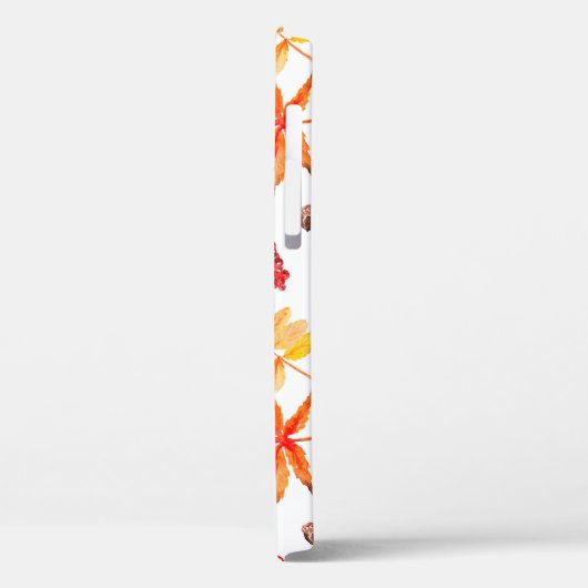 Blätter in Aquarellfarben nahtlos Case-Mate iPhone Hülle (Rückseite / Links)