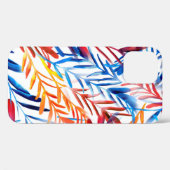 Blätter in Aquarellfarben nahtlos Case-Mate iPhone Hülle (Rückseite (Horizontal))