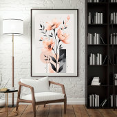 Blätter in Balance Poster