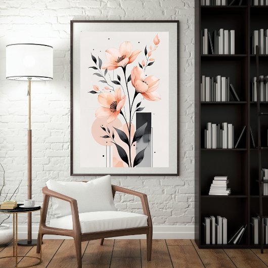 Blätter in Balance Poster