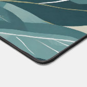 Blätter in Grüntönen Schreibtischunterlage (Ecke)