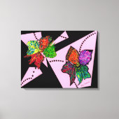 Blätter in Motion Canvas Print Leinwanddruck (Vorderseite)