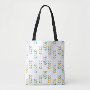 Blätter in Pastel Tasche