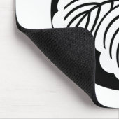 Blätter in Reiskuchen Mousepad (Ecke)