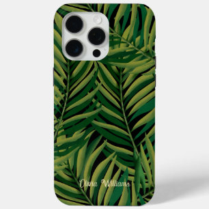 Blätter in Schwarz und Grün Case-Mate iPhone Hülle