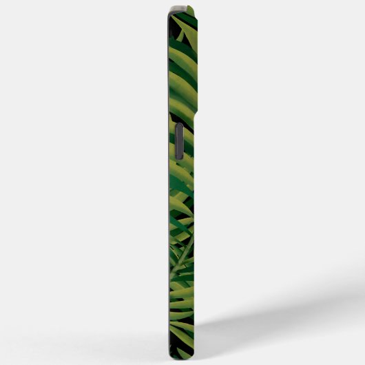 Blätter in Schwarz und Grün Case-Mate iPhone Hülle (Rückseite / Rechts)
