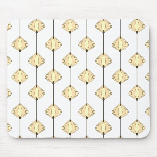 Blätter in Sepia Mousepad (Vorne)