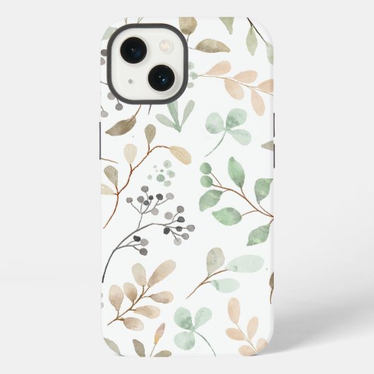 Blätter iPhone Hülle (Rückseite)